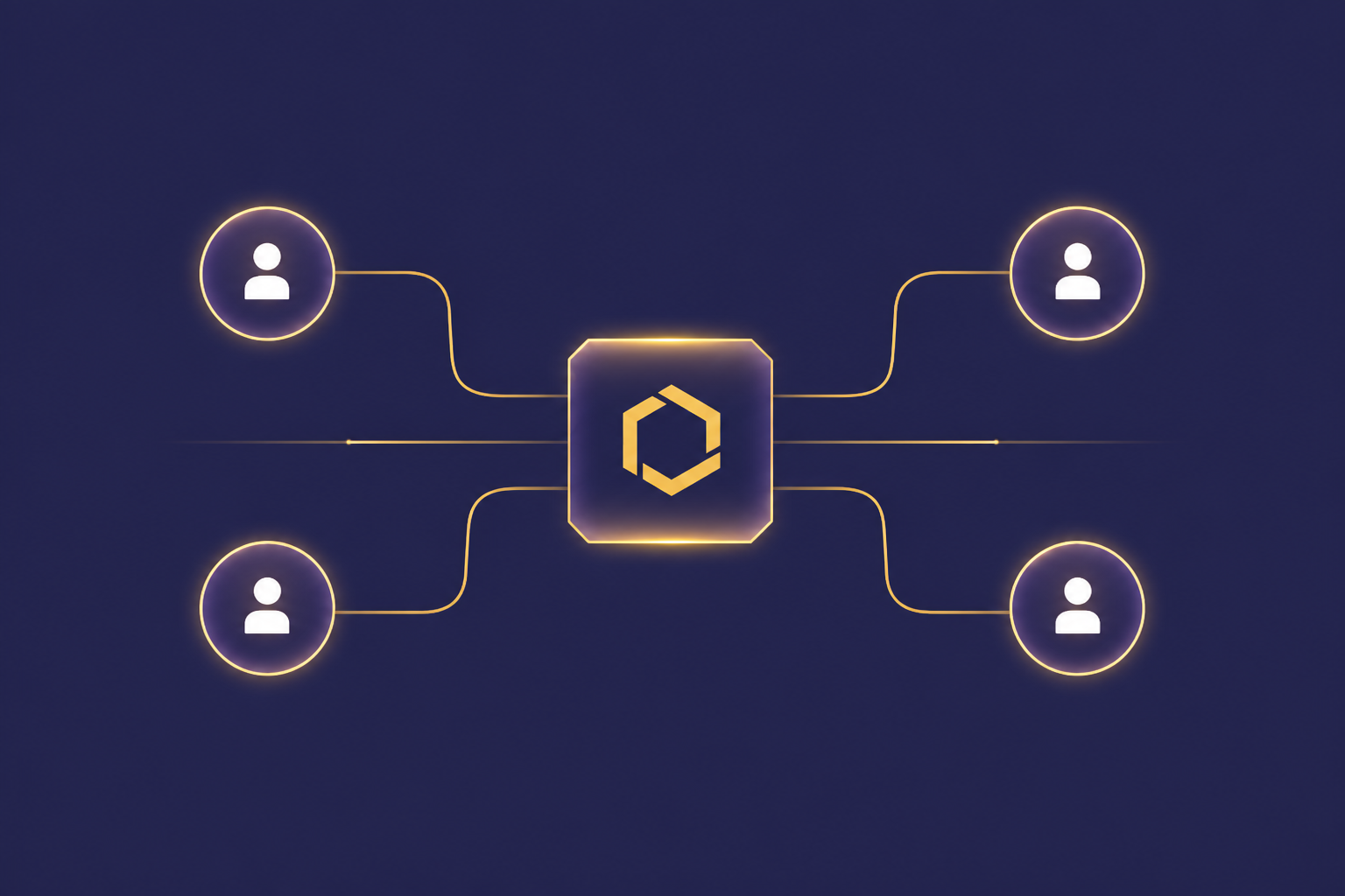 A central hub connected to customers across campaigns